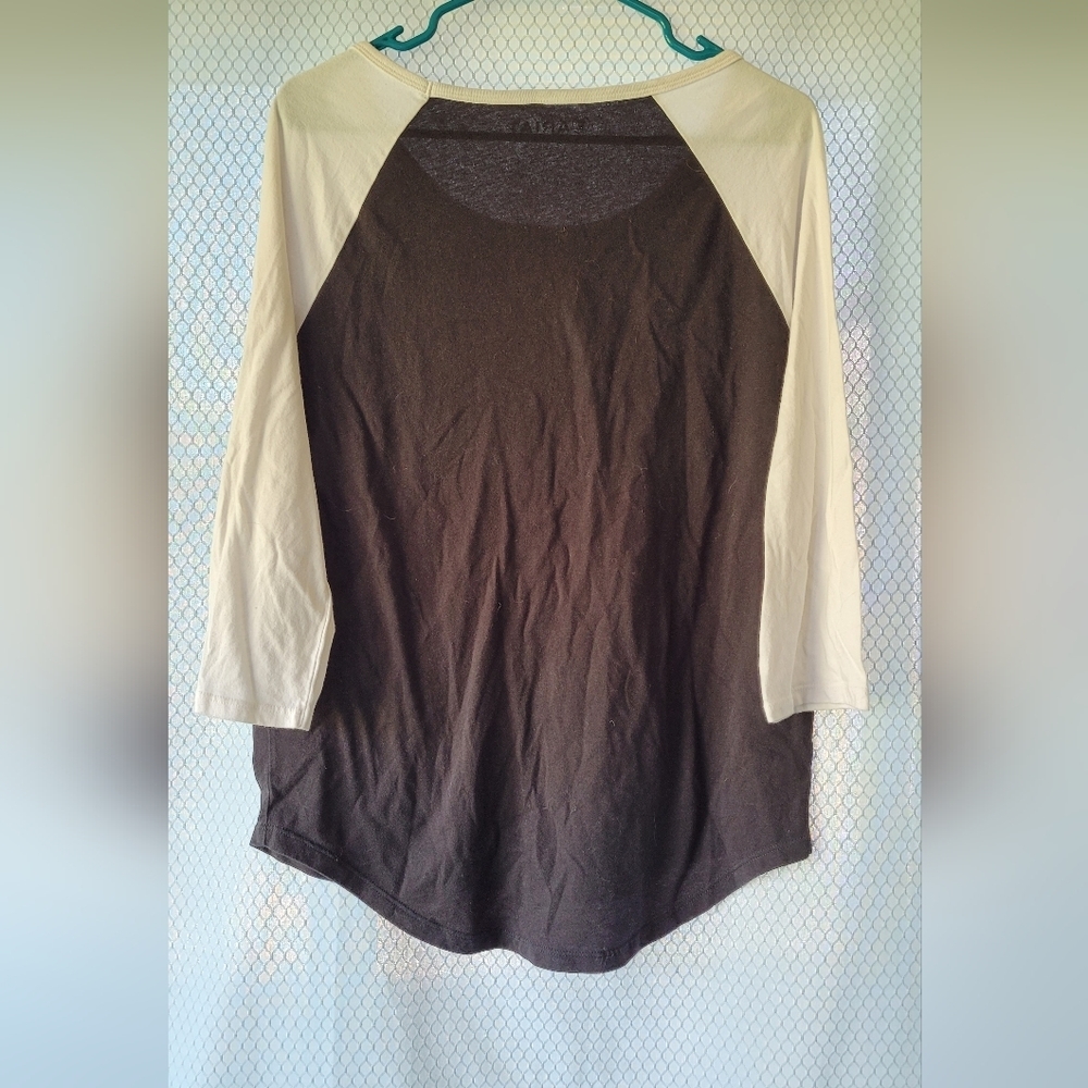 Ariat "Best In The Wild West" Baseball Tee Western Graphic Shirt Women’s L - Picture 5 of 6